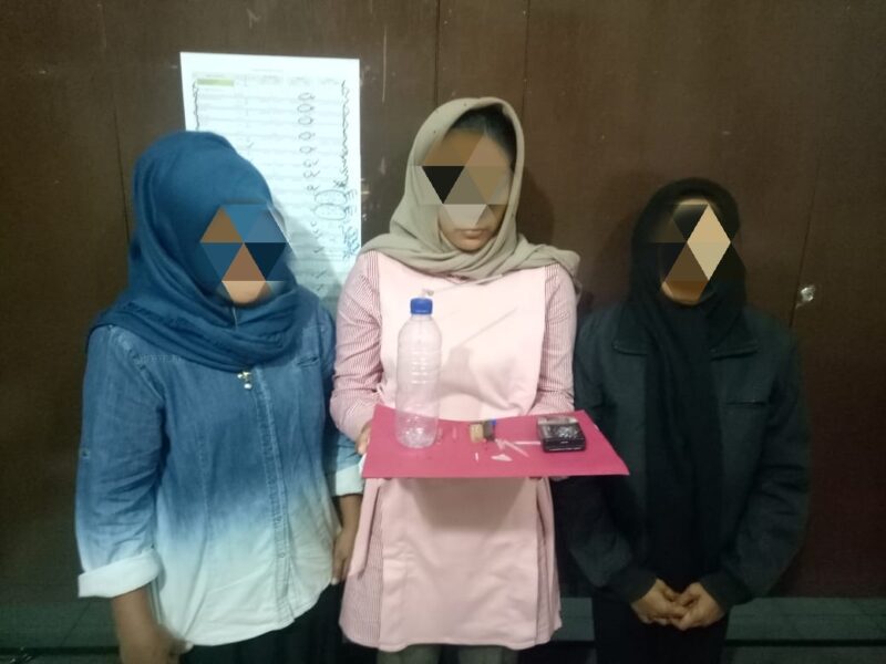 Tiga Wanita Diciduk Polisi saat Pesta Sabu di Banda Aceh