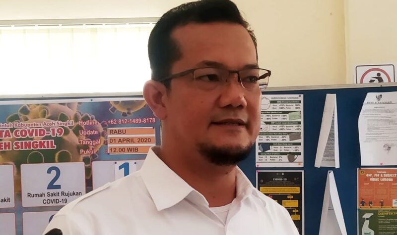 Direktur RSUD Aceh Singkil, dr. Khuzaini